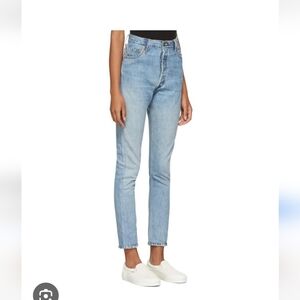 RE/DONE Indigo Levis Edition Reconstructed Vintage Jeans